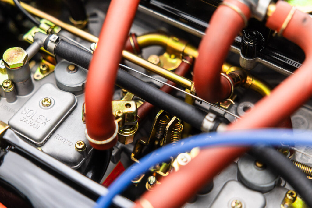 1975 Toyota Celica TA22 GT Engine Restoration piping